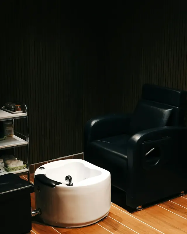 Cadeira de spa para pedicure com banheira de hidromassagem